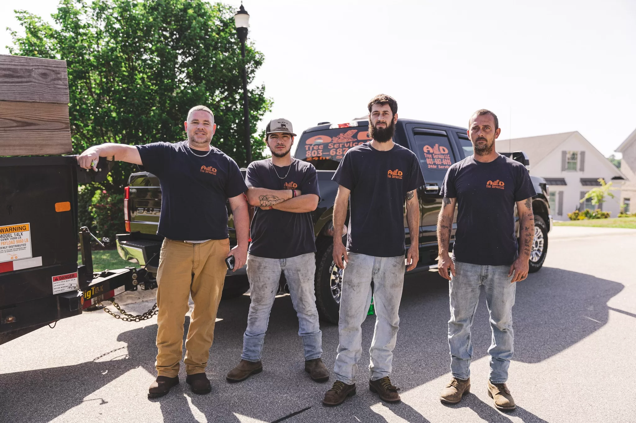 A&D Tree Services at work